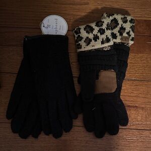 “NEW” woman’s gloves, 2 pair